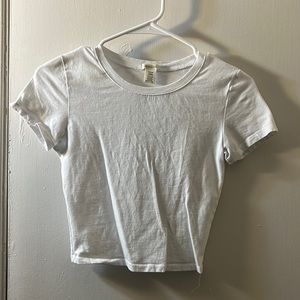 BOZZOLO WHITE CROP TOP SIZE M